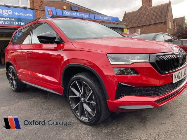 Skoda Karoq 2.0 TDI [150] Sportline 4x4 5dr DSG Estate Diesel Velvet Red